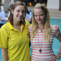Teachers Kerrie and Tiffany